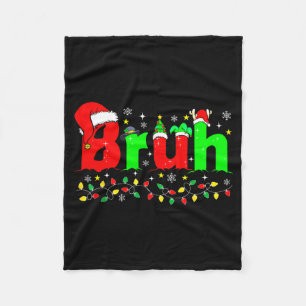 Lustiger Weihnachtsmann-Hut für Teenager Jungen Ki Fleecedecke