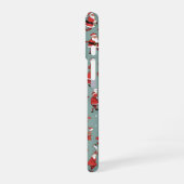 Lustiger Weihnachtsmann iPhone 16 Hülle (Linke Seite)