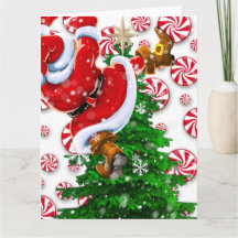 Lustiger Weihnachtsmann