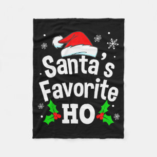 Lustiger Weihnachtsmann Lieblings-Ho-Unartiger Pyj Fleecedecke