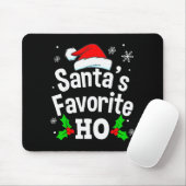 Lustiger Weihnachtsmann Lieblings-Ho-Unartiger Pyj Mousepad (Mit Mouse)