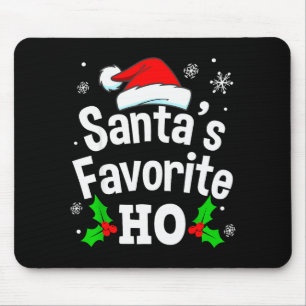 Lustiger Weihnachtsmann Lieblings-Ho-Unartiger Pyj Mousepad