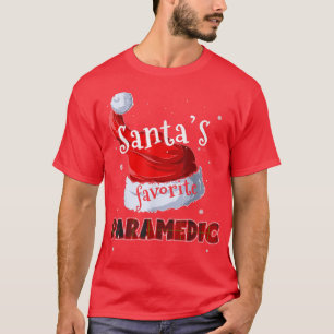 Lustiger Weihnachtsmann Lieblings-Rettungssanitäte T-Shirt