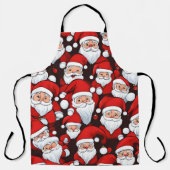 Lustiger Weihnachtsmann Schürze (Vorderseite)