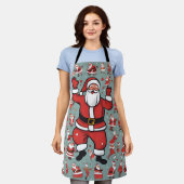 Lustiger Weihnachtsmann Schürze (Getragen)