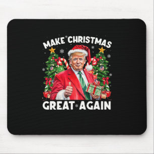 Lustiger Weihnachtsmann Trump 2025 Mach Weihnachte Mousepad