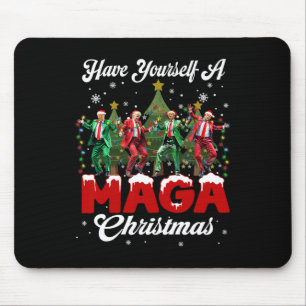 Lustiger Weihnachtsmann Trump Hab Dir Ein Frohes M Mousepad