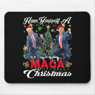 Lustiger Weihnachtsmann Trump Have Yourself A Merr Mousepad