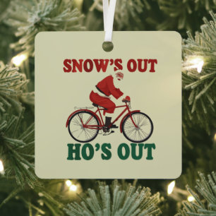 Lustiger Weihnachtsmann Weihnachten Weihnachtsmann Ornament Aus Metall