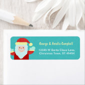 Lustiger Weihnachtsmann-WeihnachtsCartoon niedlich (Insitu)