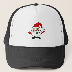 Lustiger Weihnachtsmann-Weihnachtsentwurf Truckerkappe