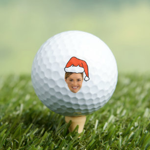 Lustiger Weihnachtsmannhut Gag-Geschenk Frauen Fot Golfball