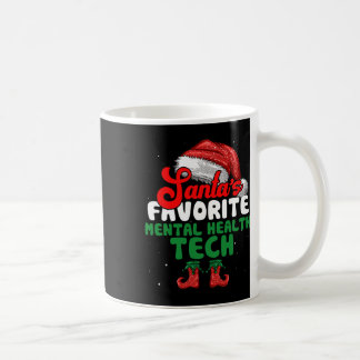 Lustiger Weihnachtsmanns Lieblings-Tech für psychi Kaffeetasse