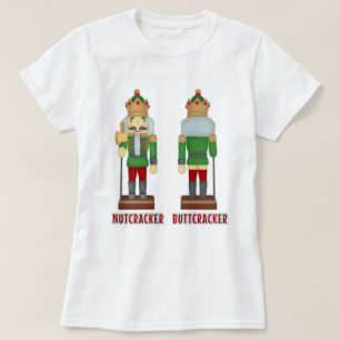 Lustiger Weihnachtsnussknacker Buttcracker T-Shirt