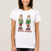 Lustiger Weihnachtsnussknacker Buttcracker T-Shirt (Vorderseite)