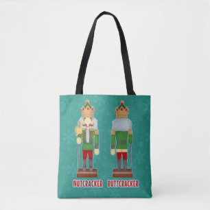 Lustiger Weihnachtsnussknacker Buttcracker Tasche