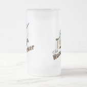Lustiger Weihnachtsnussknacker Mattglas Bierglas (Mittel)