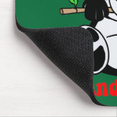 Lustiger Weihnachtspanda-Bär Mousepad (Ecke)