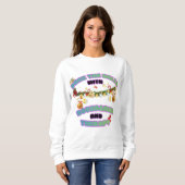 Lustiger Weihnachtspullover Sweatshirt (Vorne ganz)