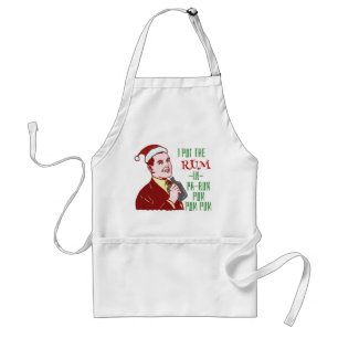 Lustiger WeihnachtsRetro Mann-trinkender Schürze