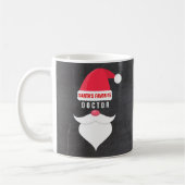 Lustiger Weihnachtssankt Lieblingsdoktor Custom Kaffeetasse (Links)