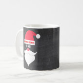 Lustiger Weihnachtssankt LieblingsVater-Gewohnheit Kaffeetasse (Vorderseite Links)
