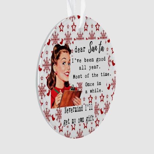 Lustiger Weihnachtsschmuck Beste Freundin Lieber S Ornament (Vorderseite)