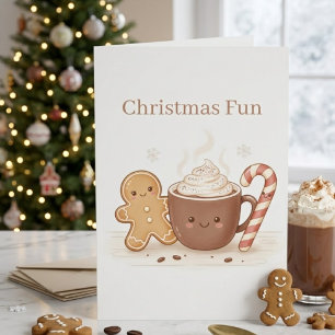 lustiger Weihnachtsspaß Karte