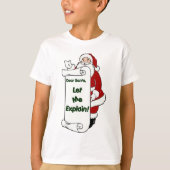 Lustiger WeihnachtsSpaß T-Shirt (Vorderseite)