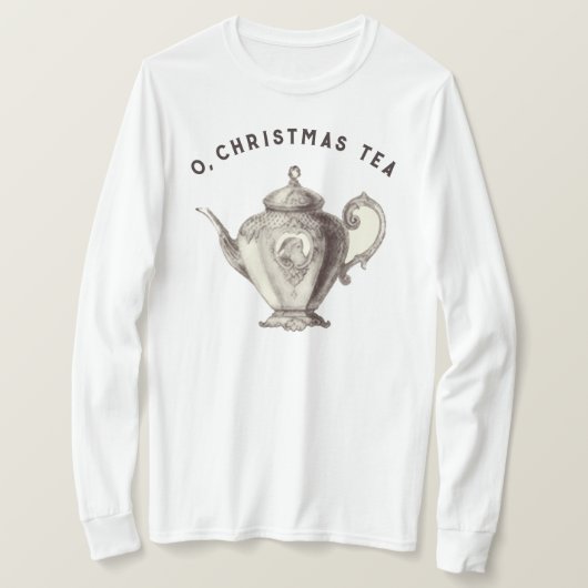 Lustiger Weihnachtstee T-Shirt (Design vorne)