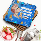 Lustiger Weihnachtsuntersetzer Bester Freund Weihn Getränkeuntersetzer