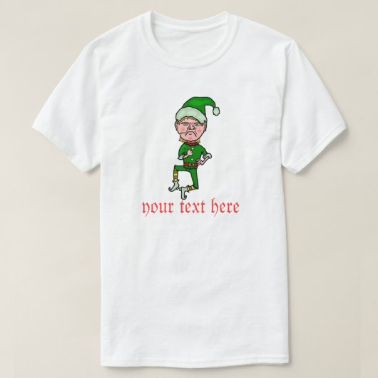 Lustiger Weihnachtsverärgerter T-Shirt (Design vorne)