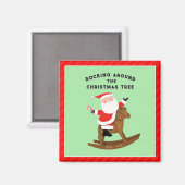 Lustiger Weihnachtswallach Magnet (Vorderseite/Rückseite)