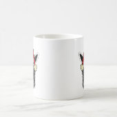 Lustiger Weihnachtsziege Kaffeetasse (Mittel)
