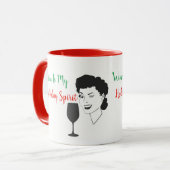 Lustiger Wein ist meine Tasse (Vorderseite Links)