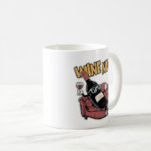 Lustiger Wein und Trauben Kaffeetasse (VorderseiteRechts)