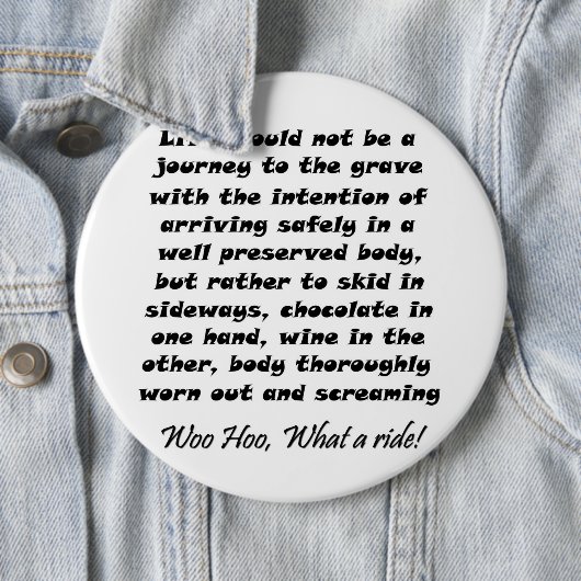 Lustiger Wein zitiert Button (Beispiel)