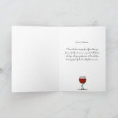 Lustiger Weinname Frohe Weihnachten (Innenseite)