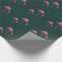 Lustiger Weintrinker Pinker Flamingo