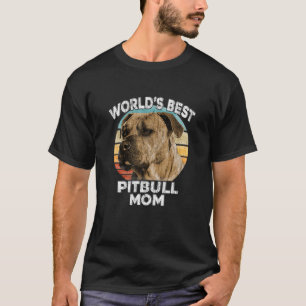 Lustiger Welpe Hund Pit Bull Geschenk Vintage Retr T-Shirt