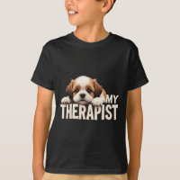 Lustiger Welpe Mein Therapeut Shih Tzu Hund