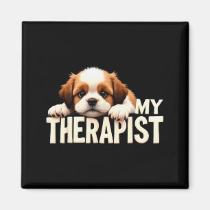 Lustiger Welpe Mein Therast Shih Tzu Hund Magnet