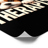 Lustiger Welpe Mein Therast Shih Tzu Hund  Poster (Ecke)