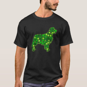 Lustiger Welpe Shamrock Golden Retriever Hund St. T-Shirt