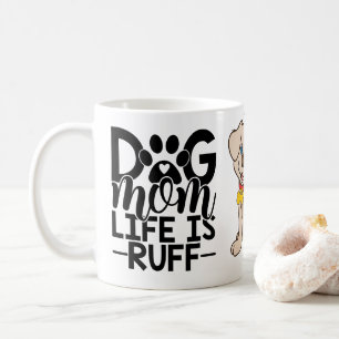 Lustiger Welpen-Hundemama-Geschenk-Cartoon-Hund Kaffeetasse
