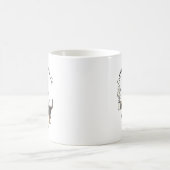 Lustiger Welsh Terrier Hund Geschäftsanzug Kaffee Kaffeetasse (Mittel)