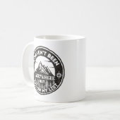 lustiger Weltreisender, den ich nicht überall war Kaffeetasse (Vorderseite Links)
