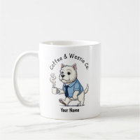 Lustiger West Highland White Dog Geschäftsanzug Ka