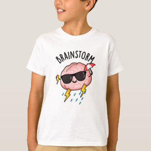 Lustiger Wetterwitz Brain Storm T-Shirt
