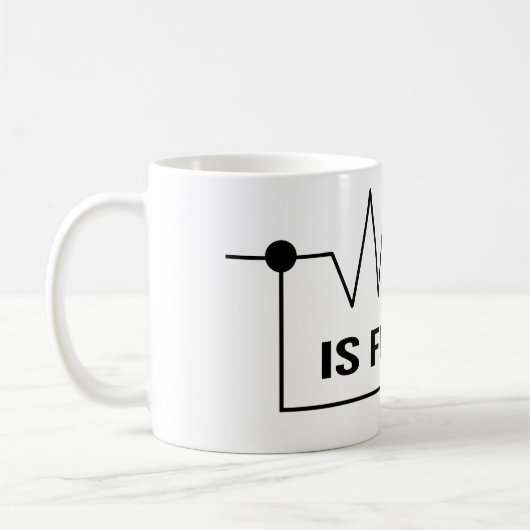 Lustiger "Widerstand ist vergebliche" elektrische Kaffeetasse (Links)